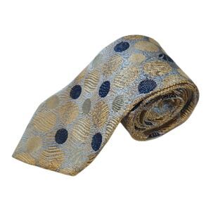 Bruno Piattelli Roma Extra Long Necktie Silk Geometric Pattern 4" x 68"